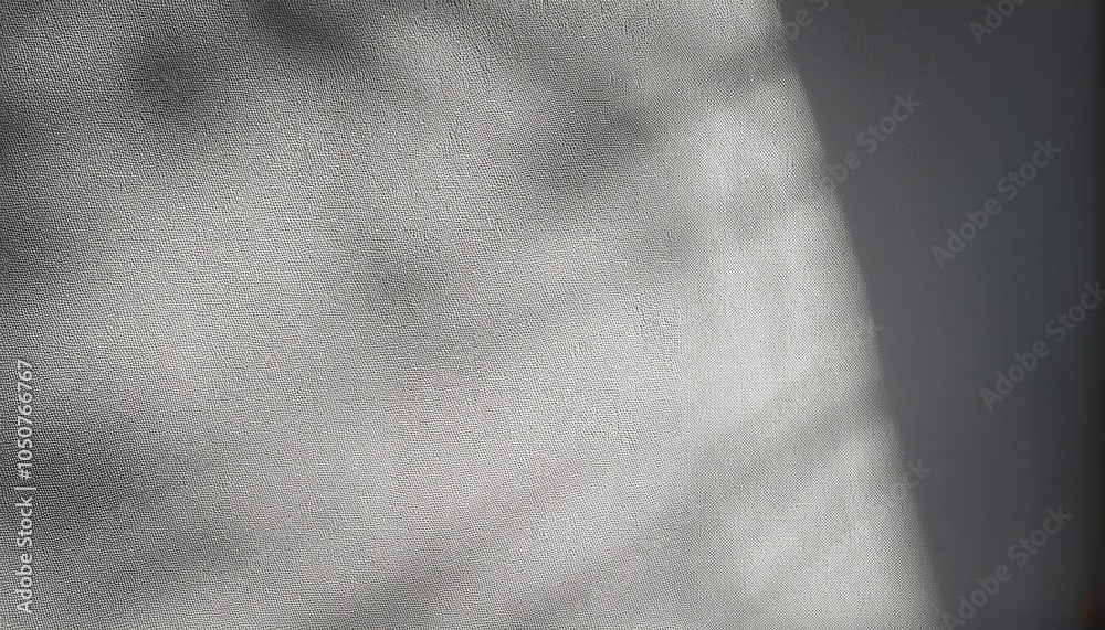 Poster textured plaster wall with soft diagonal light shadow. minimalist stucco surface background for inte