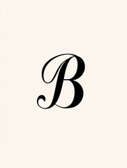 Fototapeta premium Minimalist logo design featuring the letter 