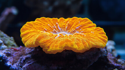 The Wild Coral Flowers of the Tropical Ocean
 with wallpaper background