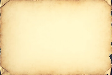 Naklejka premium Old vintage parchment background with rough edges for tracing, design, or artistic purposes