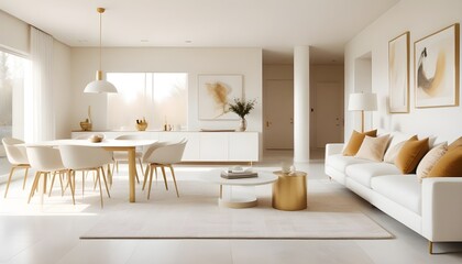 Photo interior modern design room 3d illustration
