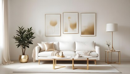 Photo interior modern design room 3d illustration
