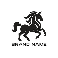 Centaur Bow Arrows Vector Logo.  Archer Logo Design Template Vector