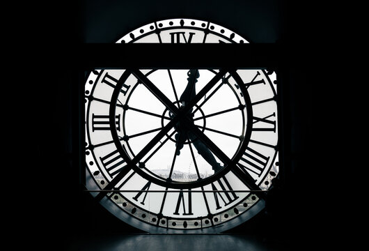 Paris, France: Orsay Museum Clock  
