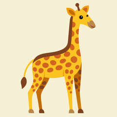 giraffe cartoon illustration