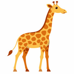 Obraz premium giraffe cartoon illustration