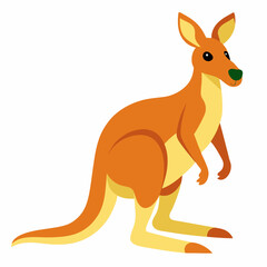 kangaroo with baby vector