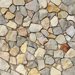 Obraz premium Seamless smooth stone texture, polished and flat, tileable for indoor flooring