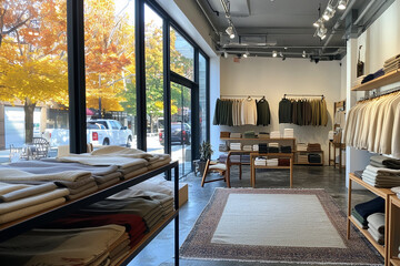 Fototapeta premium Store that sells cashmere
