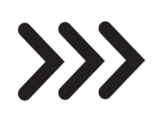 Arrow icon. simple arrow vector on white background. flat style arrow icon. vector illustration.