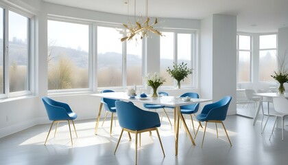 Photo interior modern design room 3d illustration
