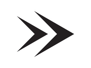 Arrow icon. simple arrow vector on white background. flat style arrow icon. vector illustration.