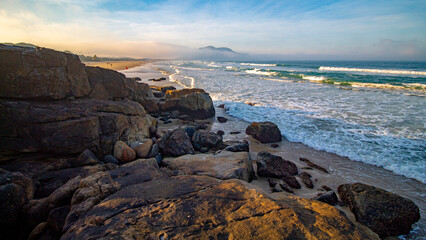 sunset at the Santinho beach   Florianopolis Santa Catarina Brazil Florianópolis