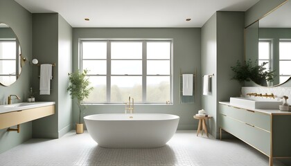 Photo interior modern design room 3d illustration

