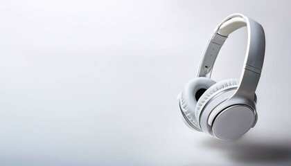 headphones on white background
