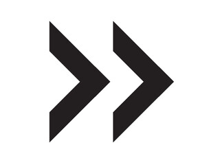 Arrow icon. simple arrow vector on white background. flat style arrow icon. vector illustration.