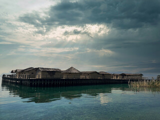 Obraz premium sunset over the sea