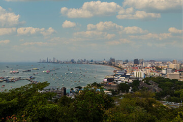 view of the city Pattaya