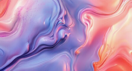 Obraz premium Colorful abstract swirls in vibrant hues showcasing dynamic patterns and fluid shapes