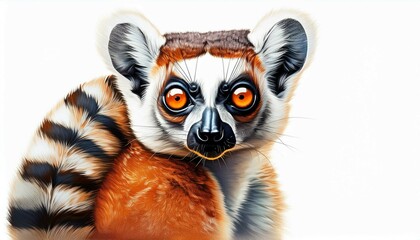 Obraz premium portrait of a lemur