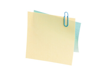 sheets of stapled paper clips