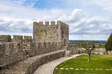 The castle of the village of Montemor-o-Velho in Portugal is the main fortress of the Baixo Mondego in medieval times
