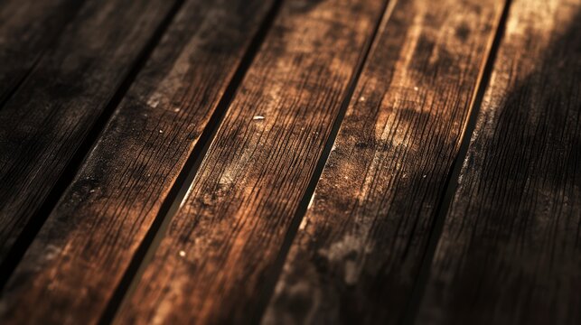 wooden table close-up