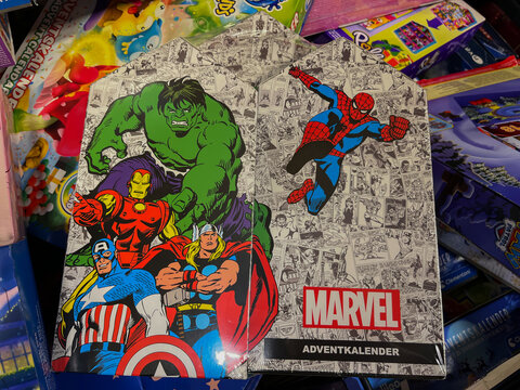 Marvel Superheroes Advent Calendar Featuring Iconic Characters
