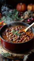 pot of chili con carne