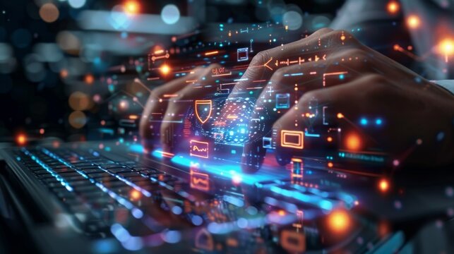 Users interact with digital components via keyboard, which boosts connectivity and engagement in the online environment