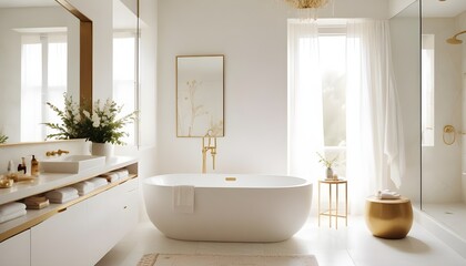 Photo interior modern design room 3d illustration