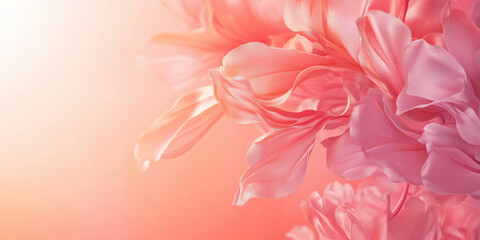 Elegant Pink Floral Design: A Serene Exploration of Nature's Beauty and Delicate Petals