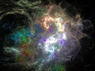 Imaginatory fractal abstract background Image