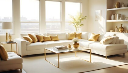 Fototapeta premium Photo interior modern design room 3d illustration