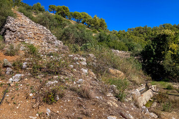 Panoramic view of Central San Pascual hydroelectric plant, Yunquera, Spain 