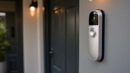 Naklejka premium Modern Home Security System for Safety and Convenience