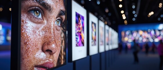 Exploring the depths of human expression a visual journey through portraits capturing raw emotions and unique stories in photography exhibitions