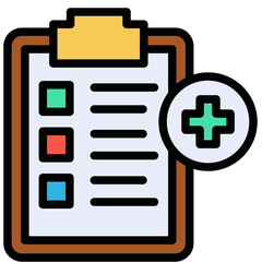 Fototapeta premium Treatment Plan Icon