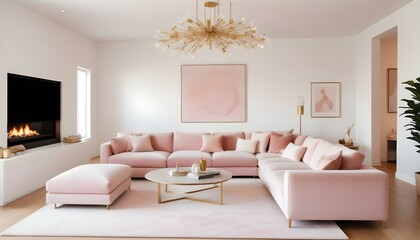 Photo interior modern design room 3d illustration