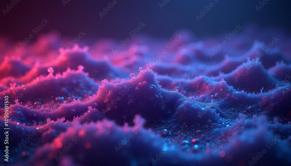Wall mural seamless vaporwave lights texture with realistic patterns and soft lighting