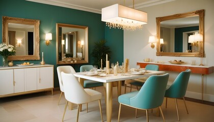 Photo interior modern design room 3d illustration