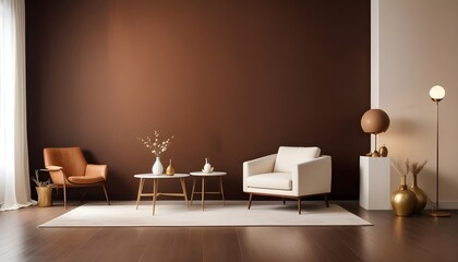 Photo interior modern design room 3d illustration