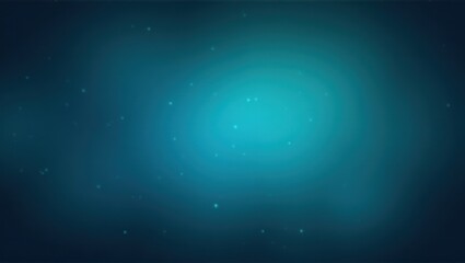 Obraz premium Abstract blue gradient background with bokeh lights, resembling night sky or deep sea ambiance. Generative, AI,