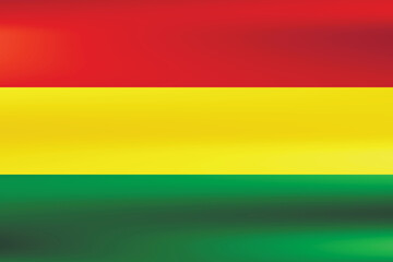Flag of Bolivia. Bolivian national symbol in official colors. Template icon. Abstract vector background