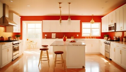 Photo interior modern design room 3d illustration