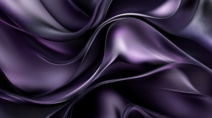 Obraz premium Abstract Purple Wavy Background