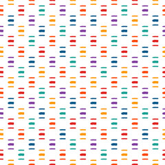 Paint brush strokes seamless pattern. Freehand grunge design background. Dash line motif modern minimal ornament. Trendy handdrawn doodle geometric print. Artistic hand drawn abstract vector wallpaper