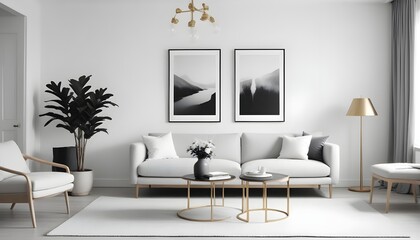 Photo interior modern design room
