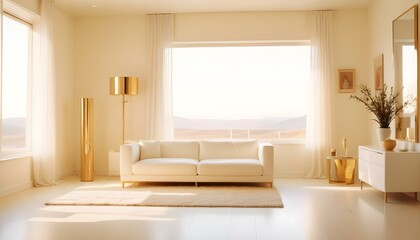 Photo interior modern design room 3d design	
