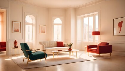 Fototapeta premium Photo interior modern design room 